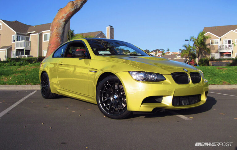 2007 Yellow BMW